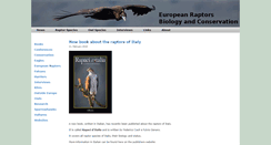 Desktop Screenshot of europeanraptors.org